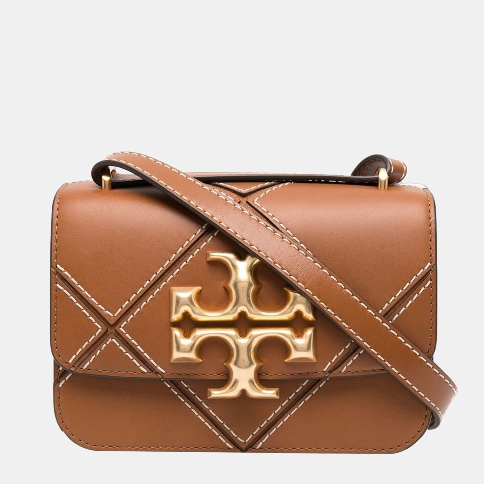 Tory Burch Brown - Leather - Shoulder Crossbody Bag