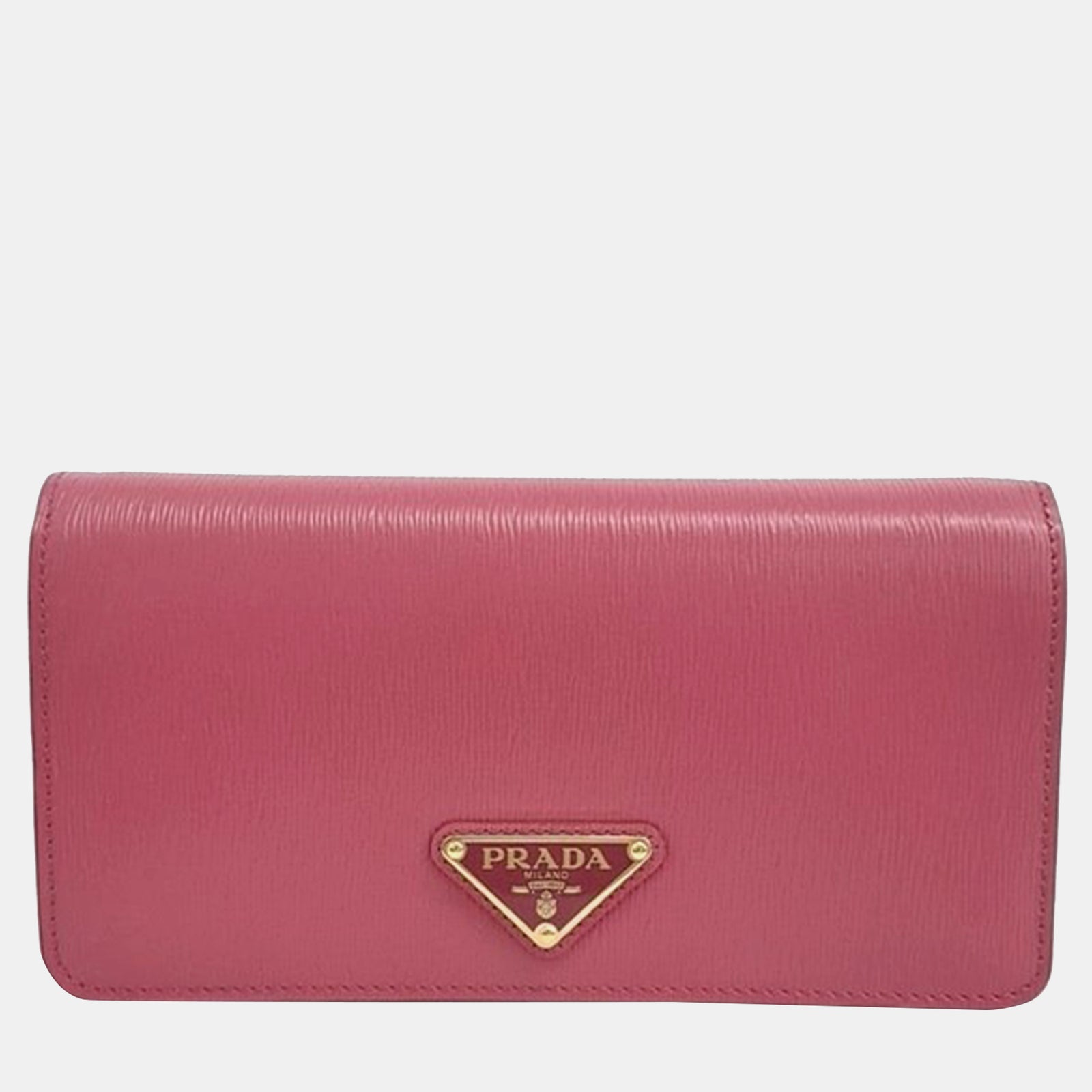 Prada Pink  Leather Vitello Crossbody Bag