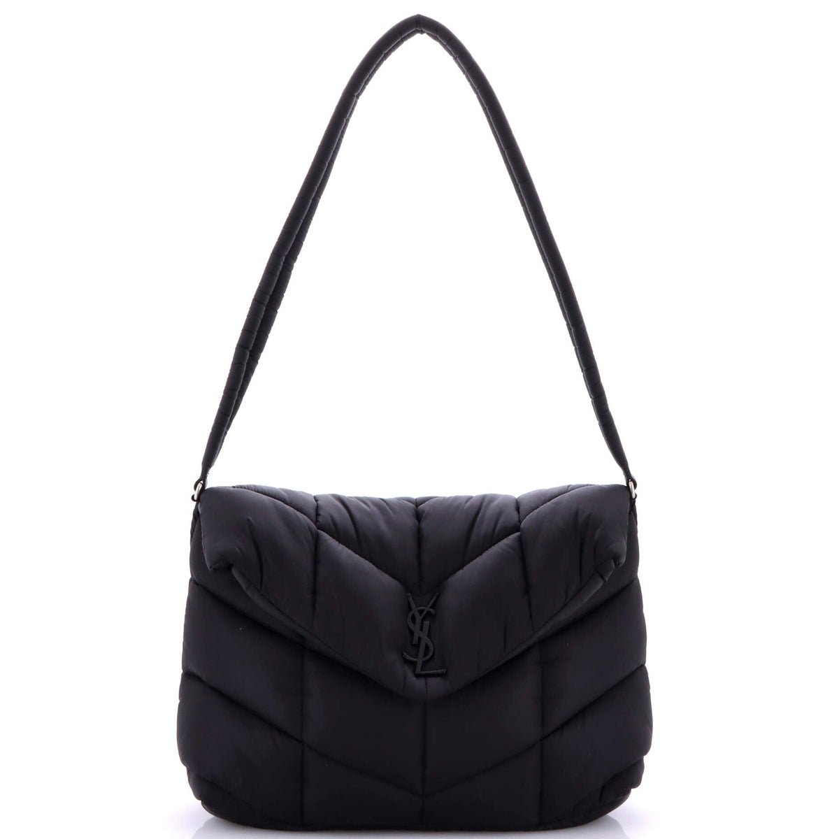 Saint Laurent Loulou Puffer Messenger Bag Quilted Econyl