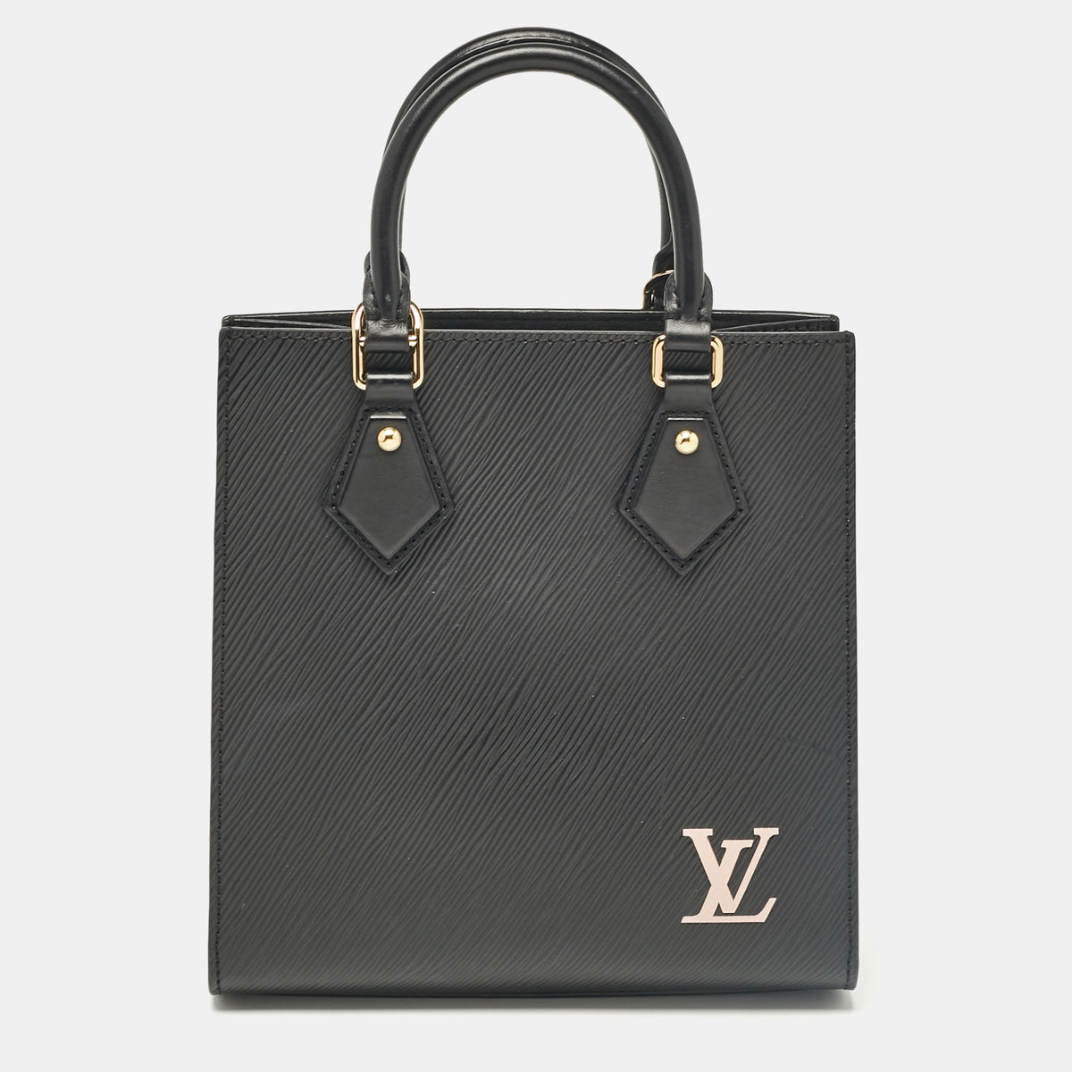 Louis Vuitton Black Epi Leather Sac Plat BB Bag