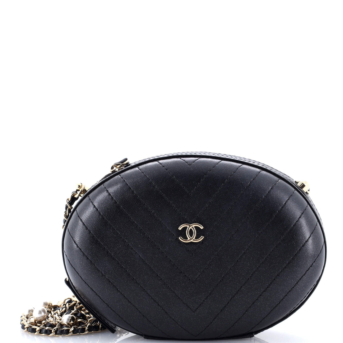 Chanel CHANEL La Pausa Evening Bag Chevron Leather