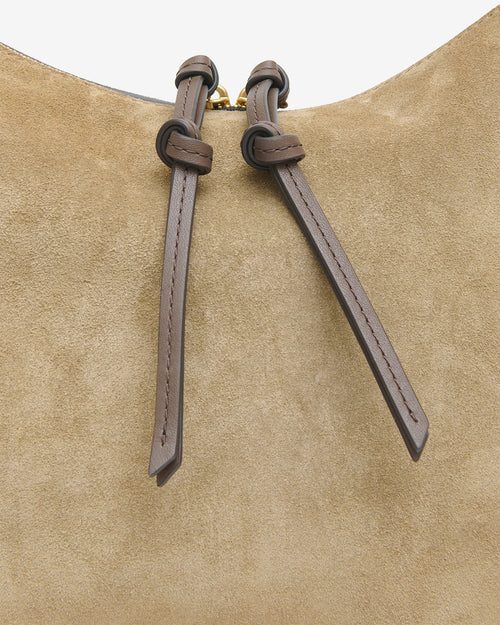 Isabel Marant Oskan Soft L Suede Bag - - Smoky Taupe - Isabel Marant