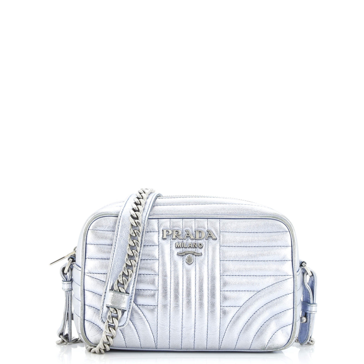 Prada PRADA Camera Bag Diagramme Quilted Leather Small