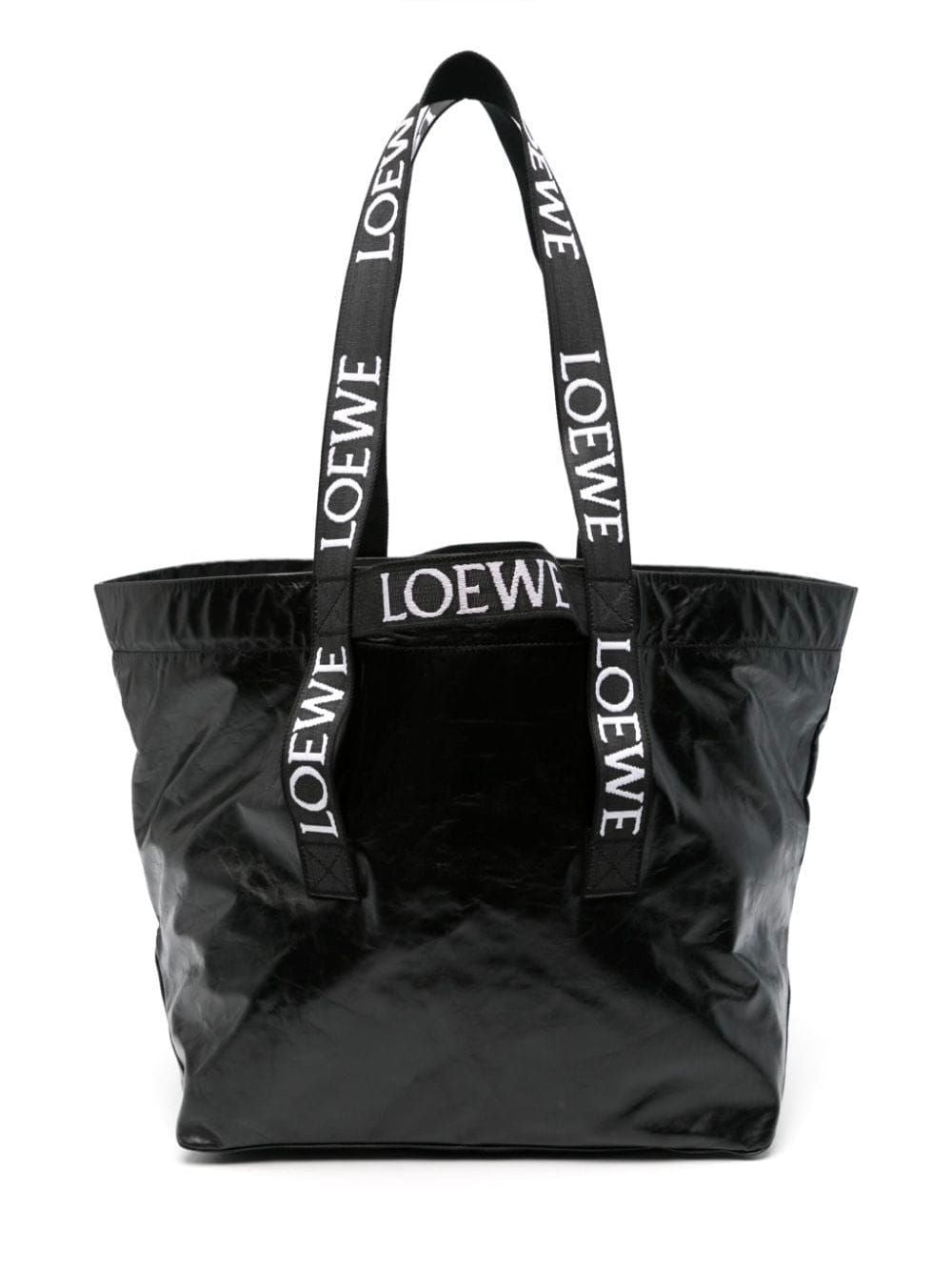 Loewe Men's Fold Shopper Bag in Black | B507X23X32
