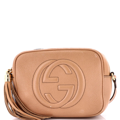 GUCCI Soho Disco Crossbody Bag Leather Small