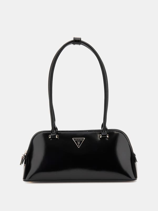 Guess Arnela Patent Shoulder Bag