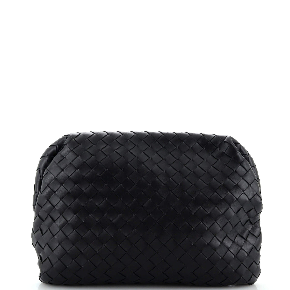 Bottega Veneta Frame Clutch Intrecciato Leather Large