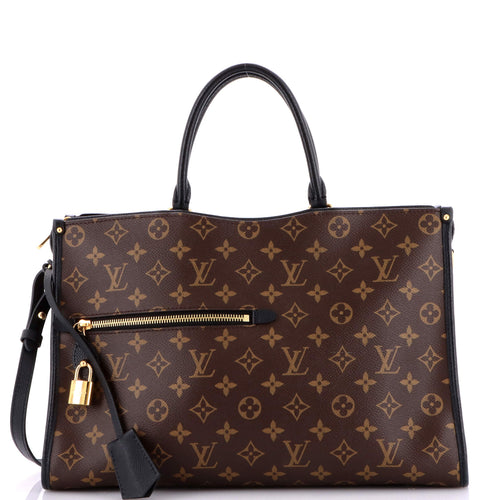 Popincourt NM Handbag Monogram Canvas with Leather MM
