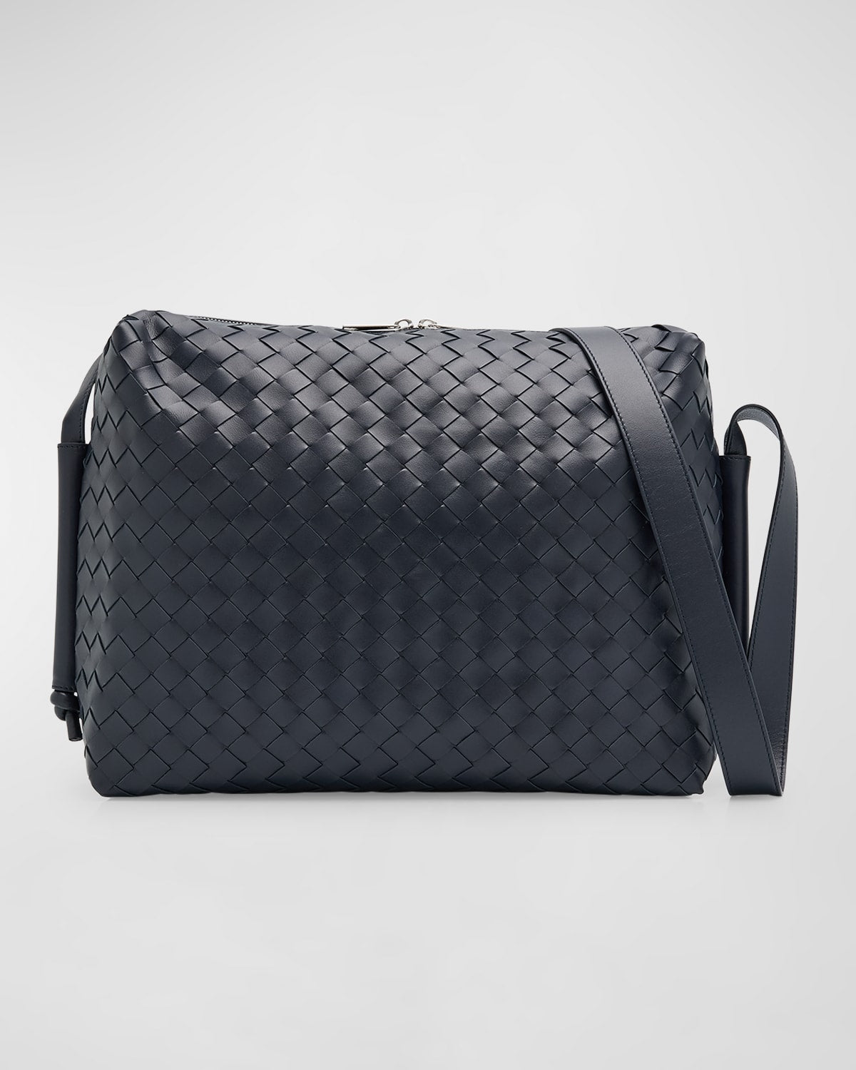 Bottega Veneta Men's Classic Intrecciato Messenger Bag