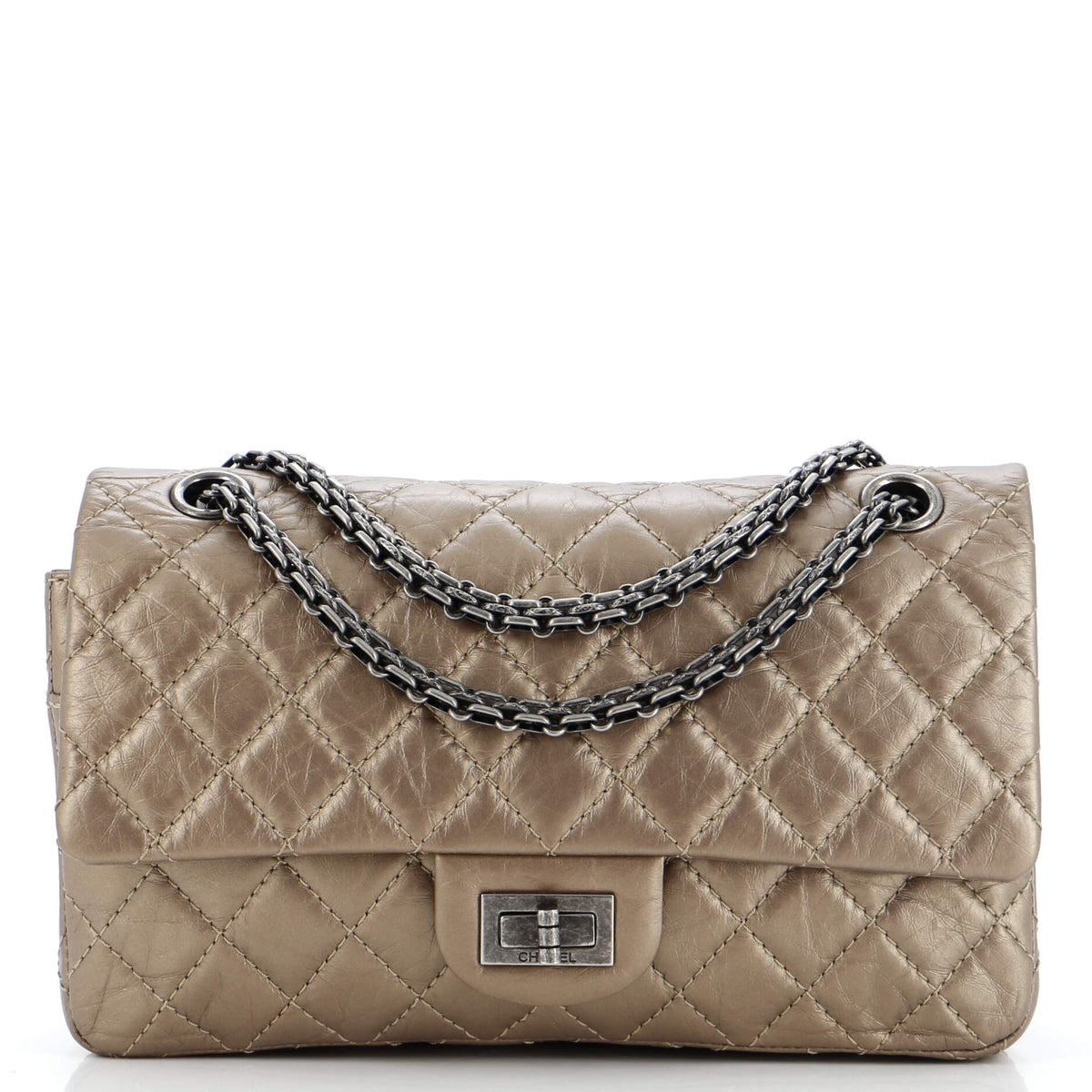 Chanel CHANEL Reissue 2.55 Flap Bag Quilted Aged Calfskin 225