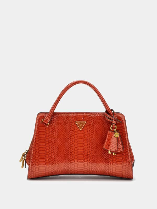 Guess Annita Python-Print Handbag