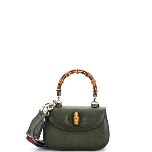 GUCCI Bamboo 1947 Top Handle Bag Leather Small