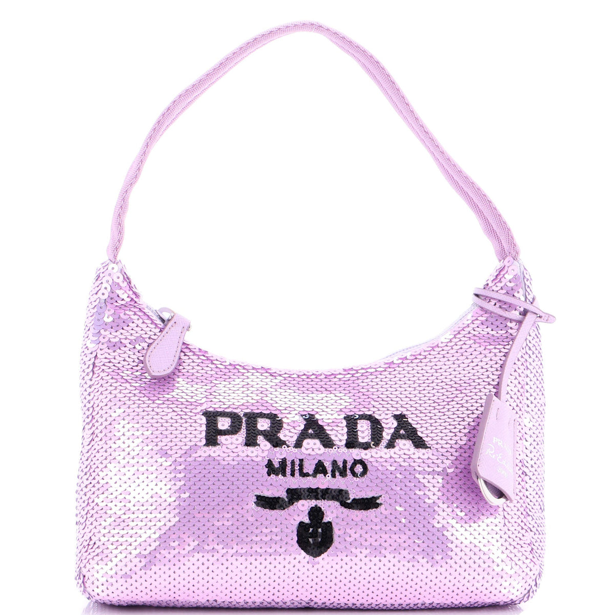 Prada PRADA Re-Edition 2000 Hobo Sequins Mini