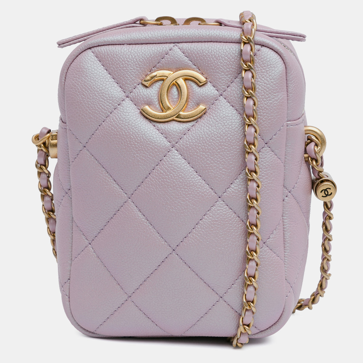 Chanel Iridescent Caviar Vertical My Perfect Camera Case