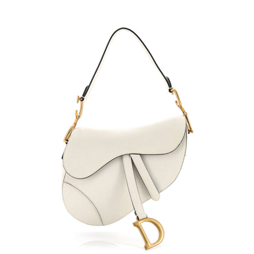 Saddle Handbag Leather Medium