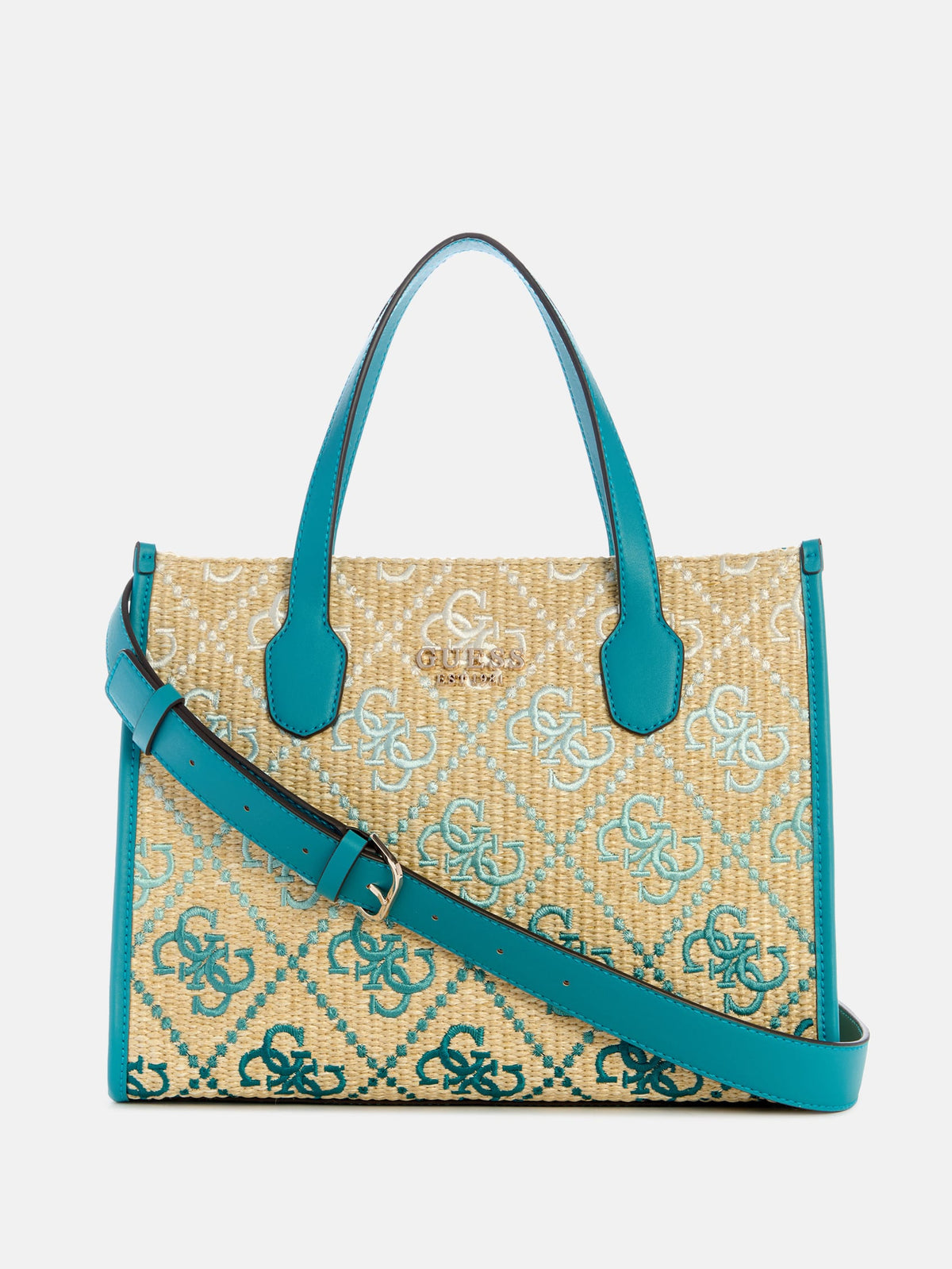 Guess Silvana Raffia Tote