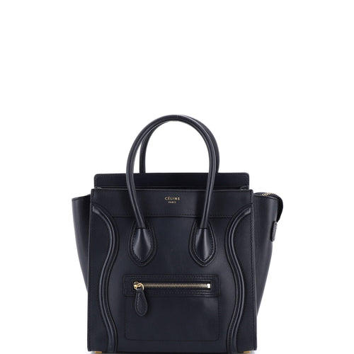 CELINE Luggage Bag Smooth Leather Micro