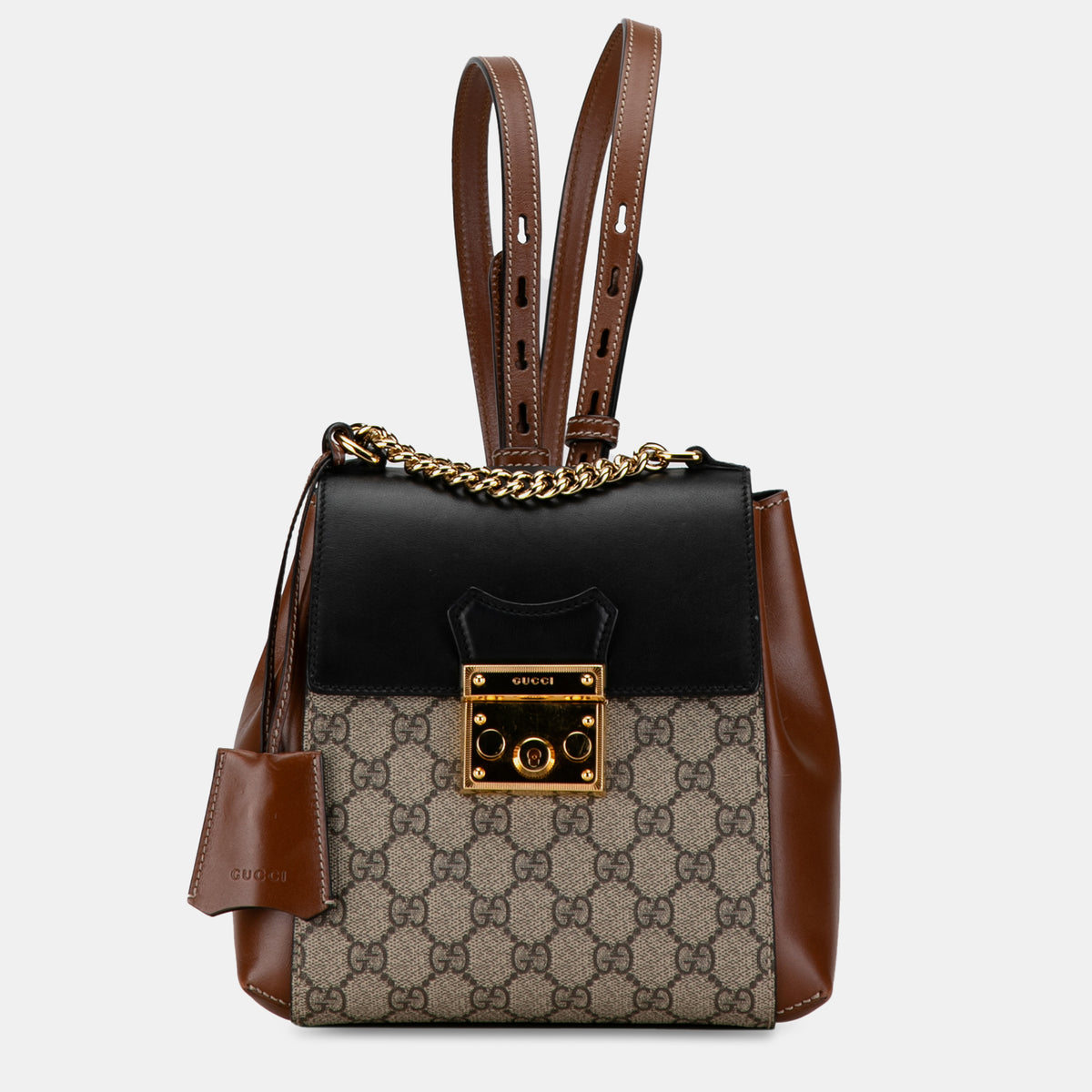 Gucci GG Supreme Padlock Backpack