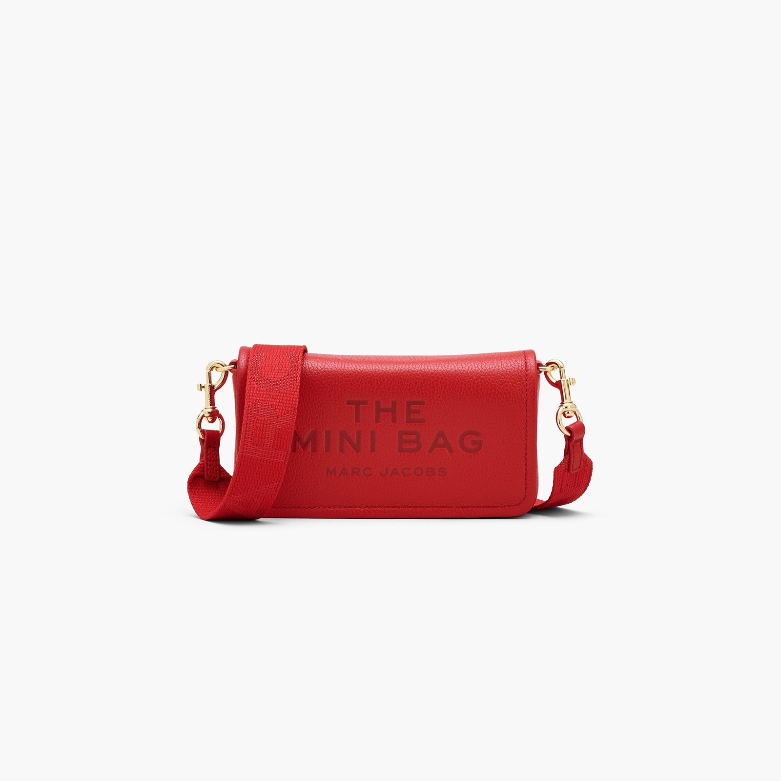 Marc Jacobs The Leather Mini Bag in True Red