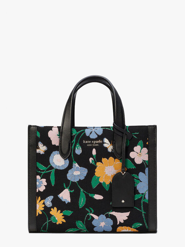 Kate Spade Au manhattan floral jacquard small tote