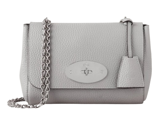 Mulberry Women's Luxurious 100% Leather Handbag in Pale Grey | Size UNI | HH7162 Color C919