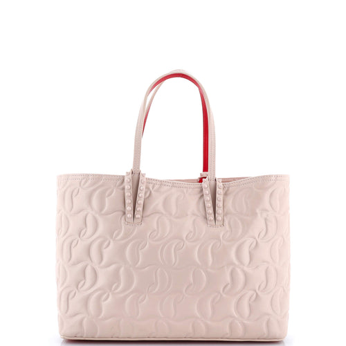 Cabata East West Tote CL Embossed Leather Small