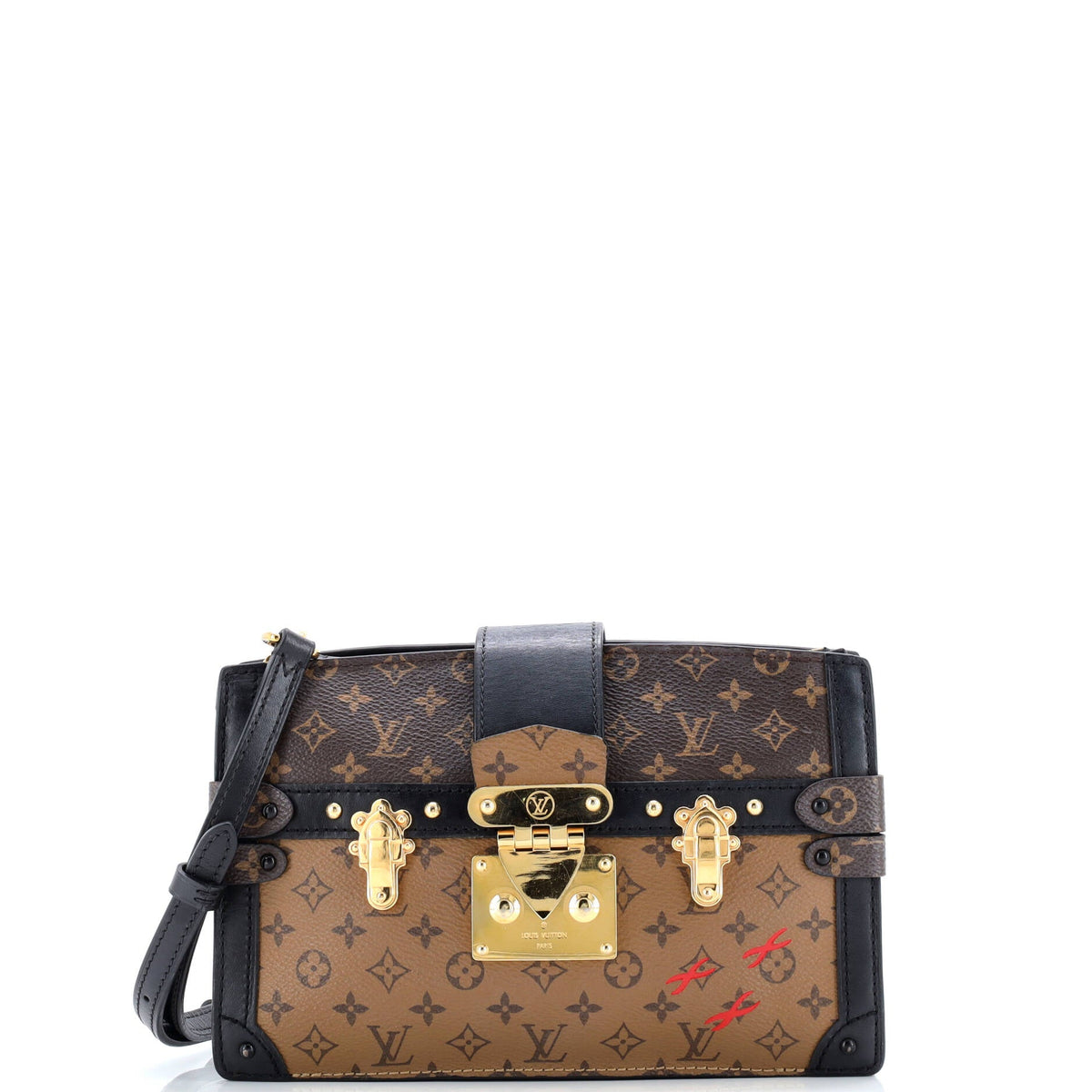 Louis Vuitton Trunk Clutch Reverse Monogram Canvas