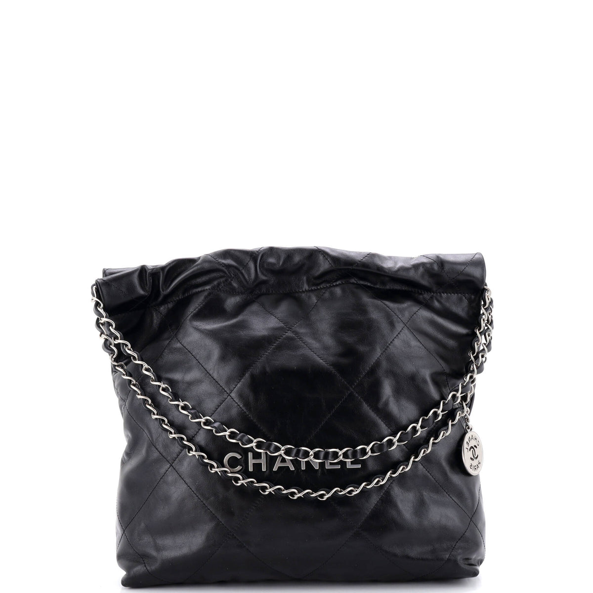 Chanel CHANEL 22 Chain Hobo Quilted Calfskin Small