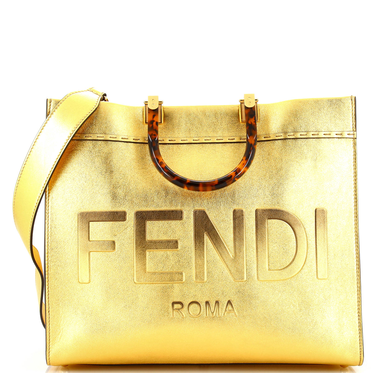 Fendi FENDI Sunshine Shopper Tote Leather Medium