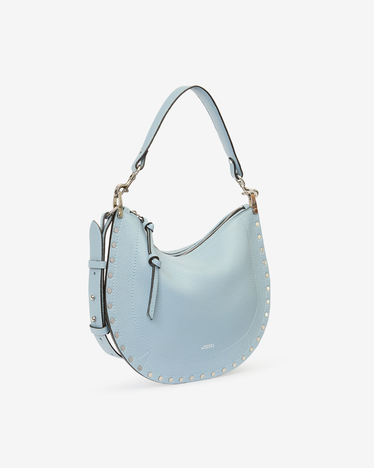 Isabel Marant Isabel Marant Oskan Soft Zip Shoulder Bag - - Light Blue - Isabel Marant