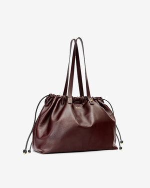 Isabel Marant Silven Tote Silven Leather Tote - Burgundy - Isabel Marant