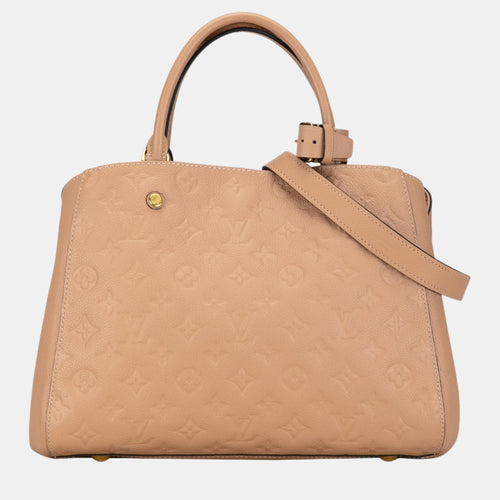 Beige Monogram Empreinte Montaigne MM