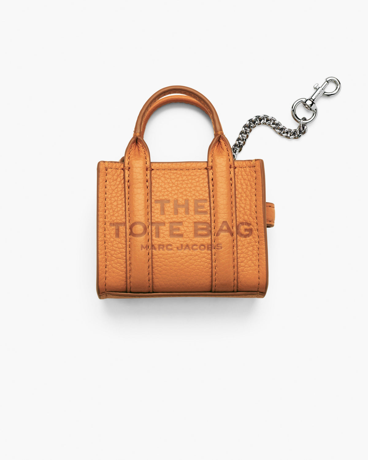 Marc Jacobs Marc Jacobs The Nano Tote Bag Charm in Tangerine