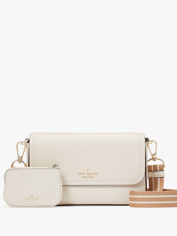 Kate Spade Au Rosie Pebbled Leather Flap Crossbody