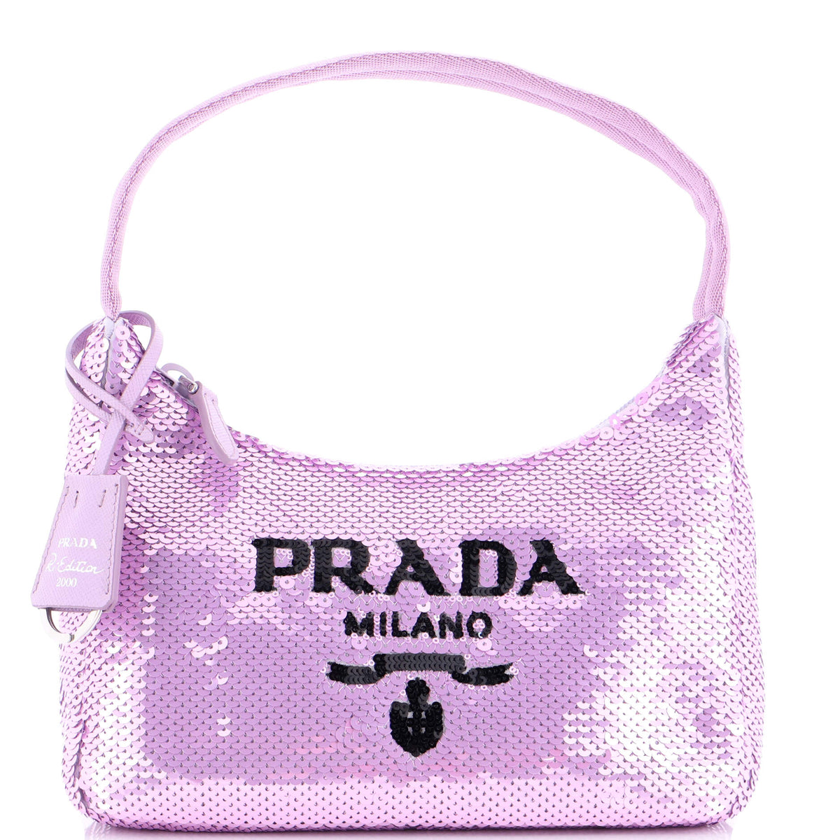 Prada PRADA Re-Edition 2000 Hobo Sequins Mini