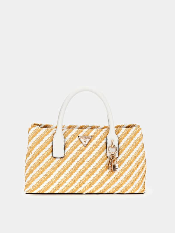 Guess Simona Raffia Handbag