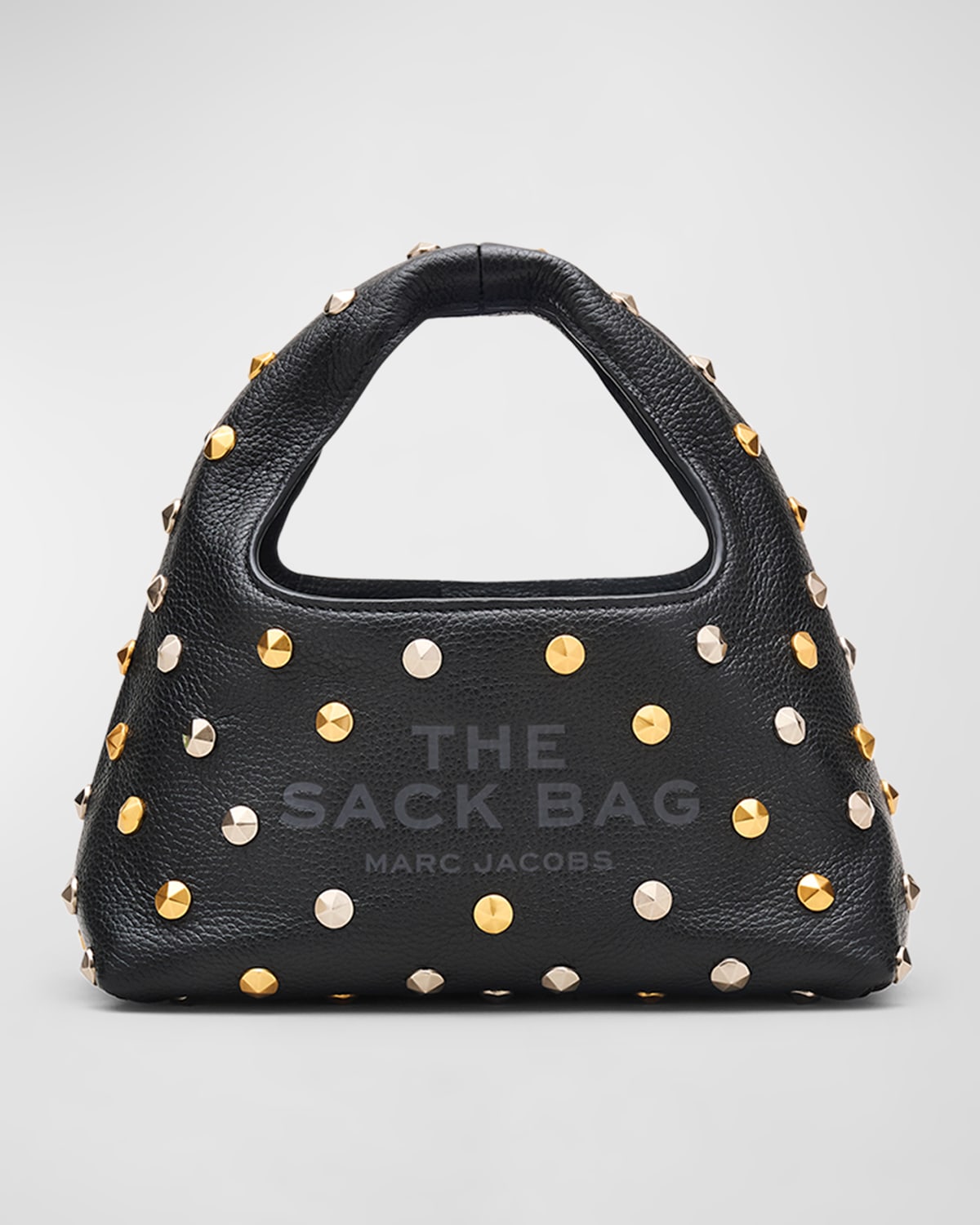 Marc Jacobs The Glam Studs Leather Mini Sack Bag