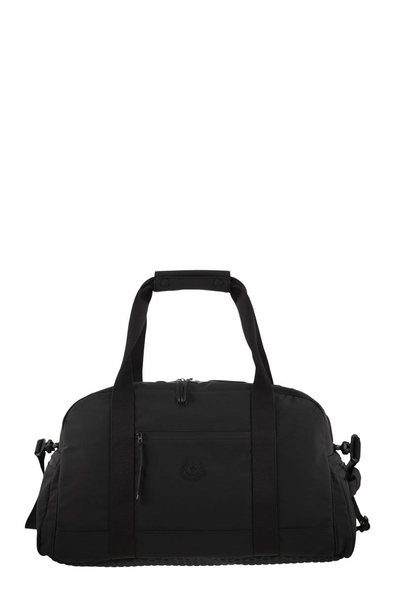 Moncler Men's Alchemy - Technical Water-Repellent Nylon Duffle Bag in Black | J209A5G00001