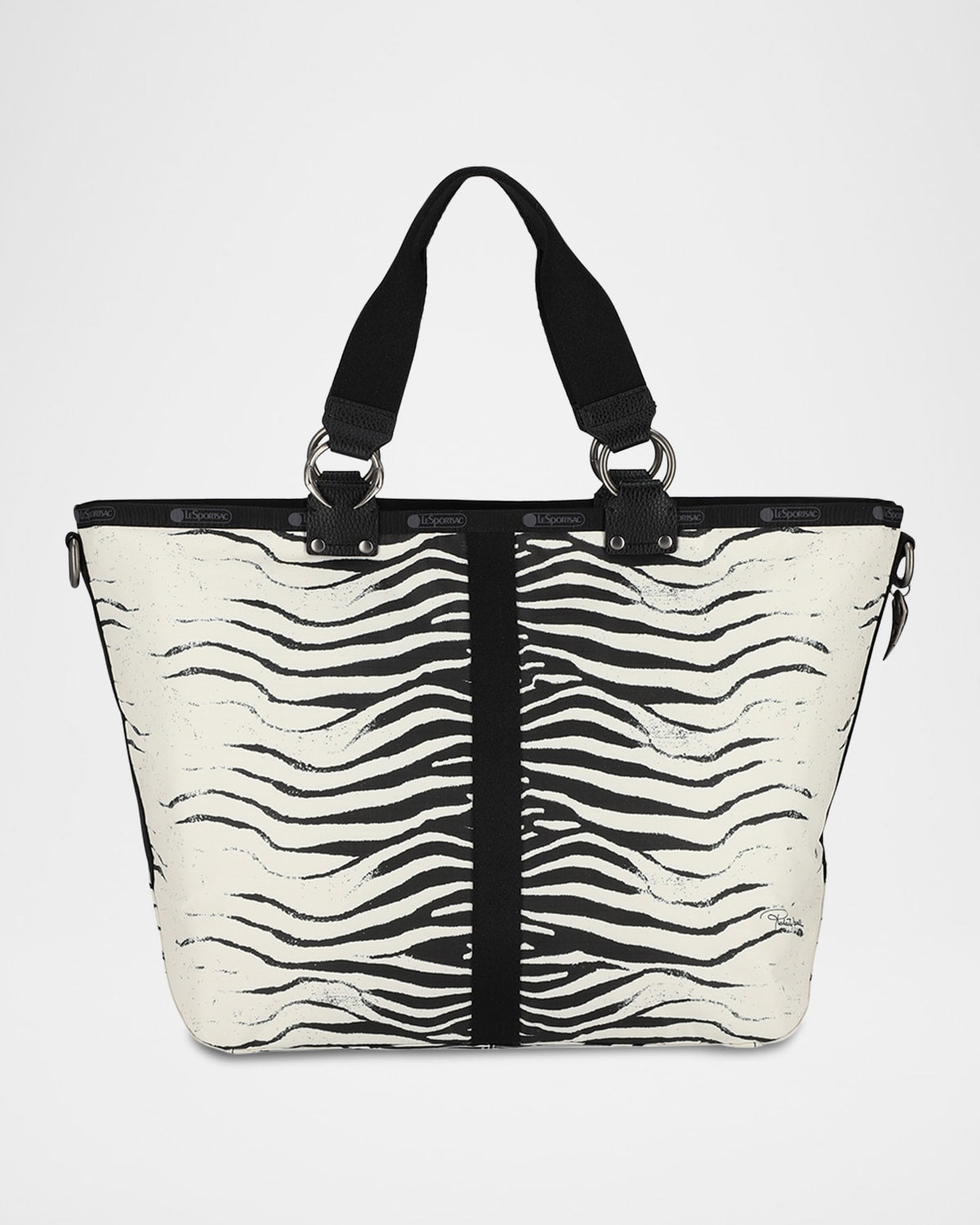 Roberto Cavalli x Roma Zebra-Print Tote Bag