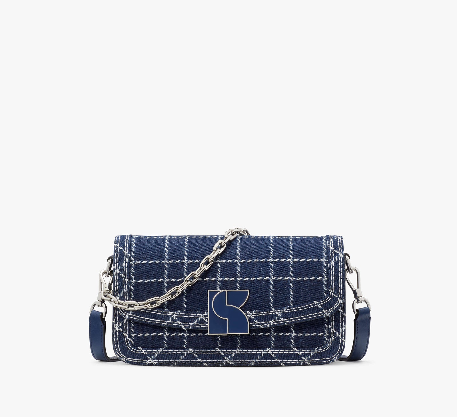 Kate Spade New York Dakota Denim Check Small Crossbody