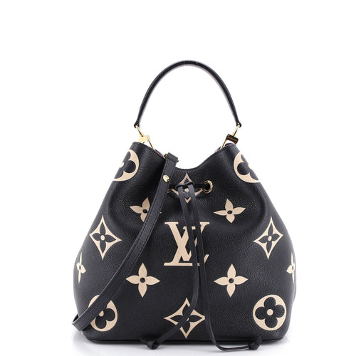 NeoNoe Handbag Bicolor Monogram Empreinte Giant MM