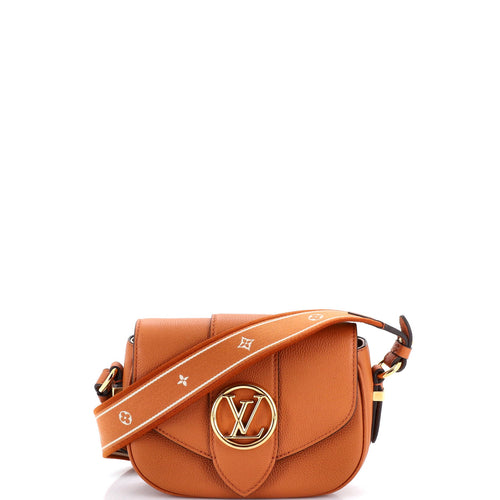 LV Pont 9 Soft Bag Leather PM