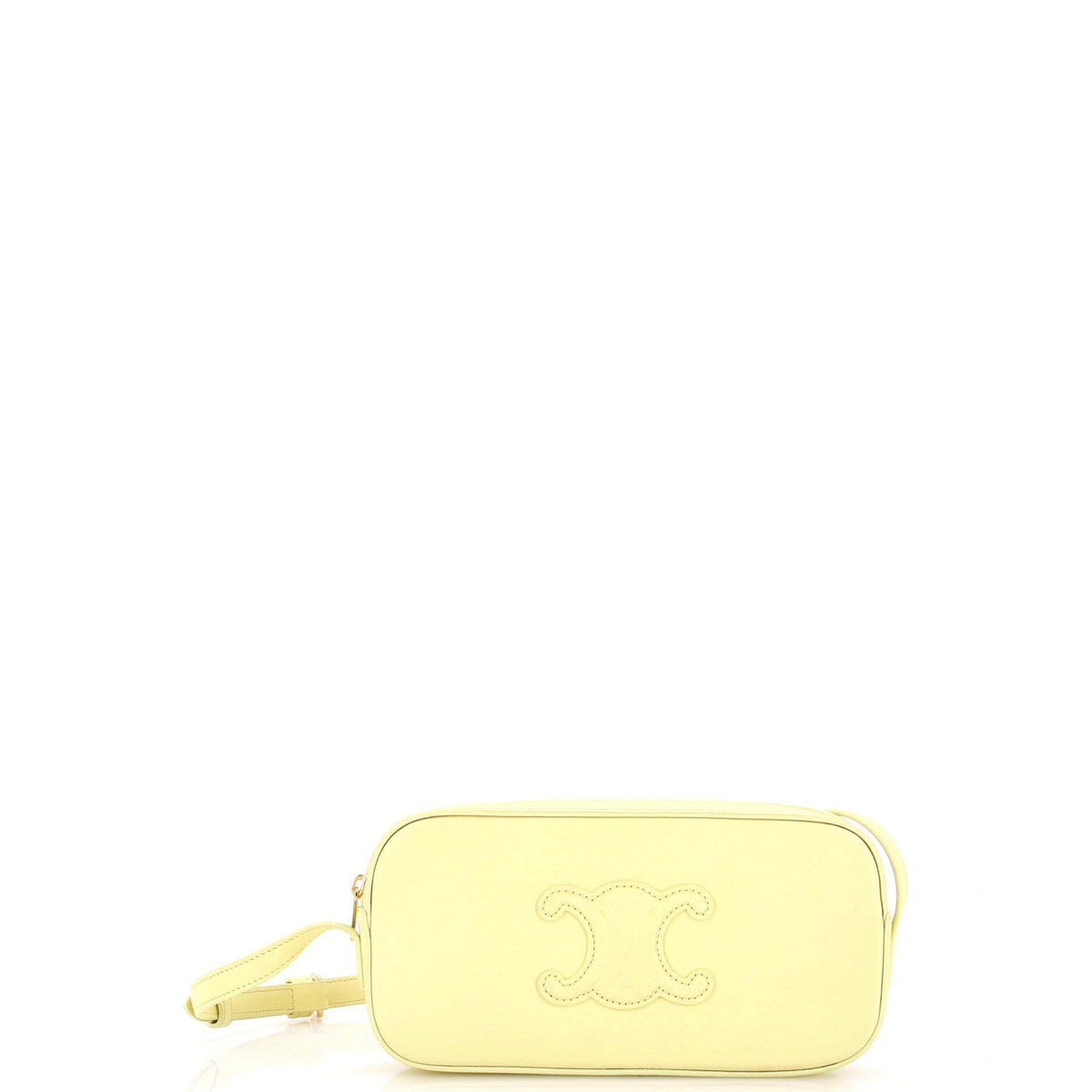 Celine CELINE Cuir Triomphe Camera Shoulder Bag Leather Mini