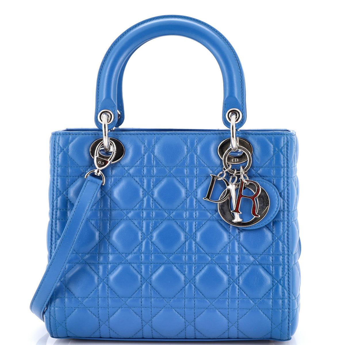 Christian Dior Lady Dior Bag Cannage Quilt Lambskin Medium