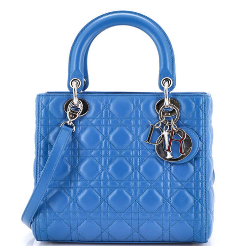 Lady Dior Bag Cannage Quilt Lambskin Medium