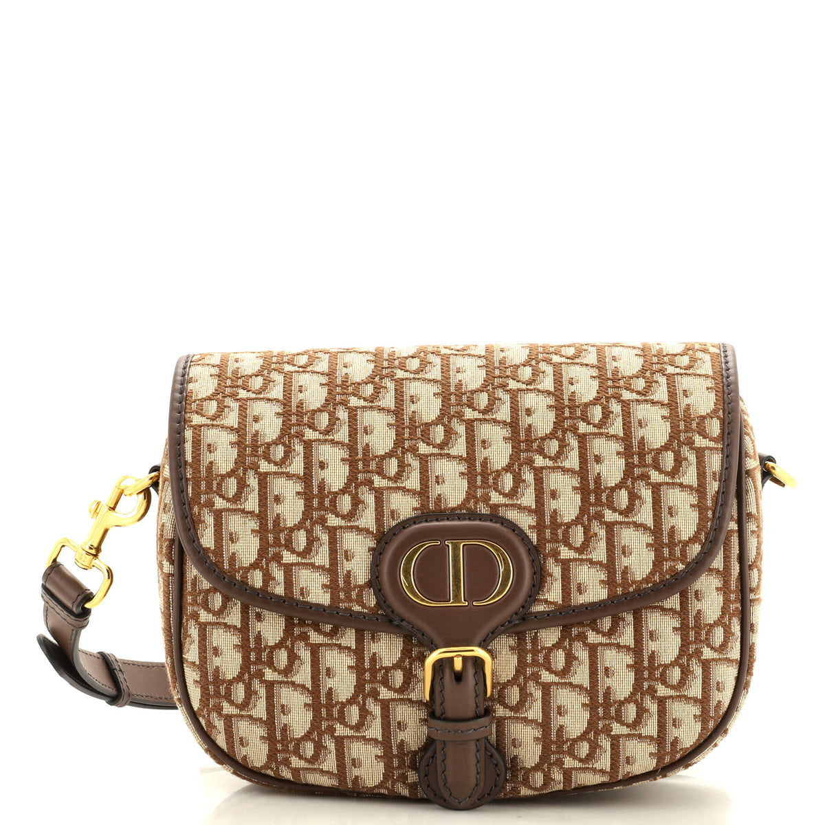 Christian Dior Bobby Flap Bag Oblique Canvas Medium