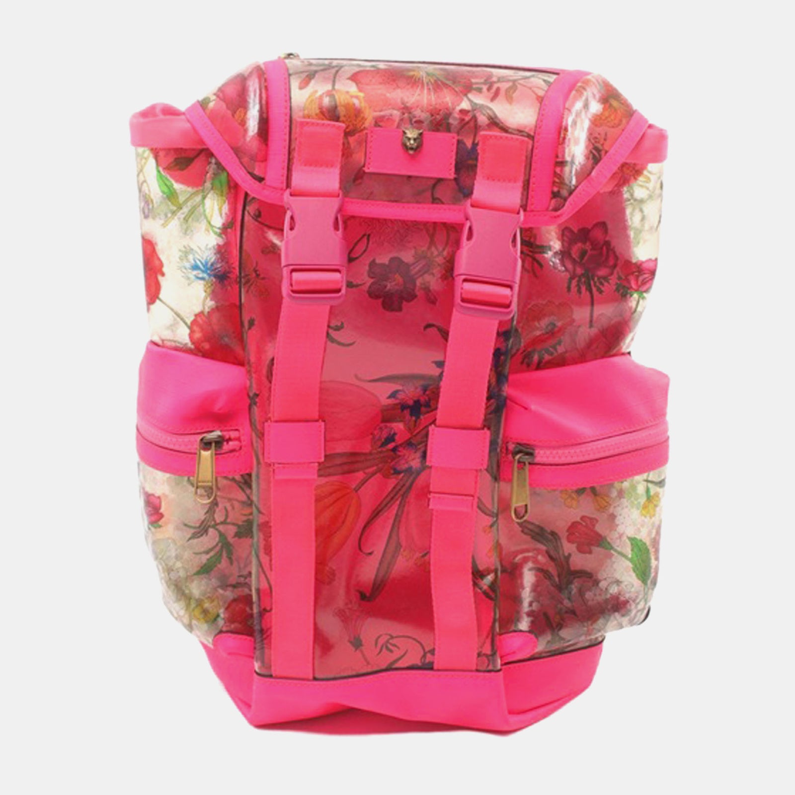 Gucci PVC Flora Techpack Rucksack