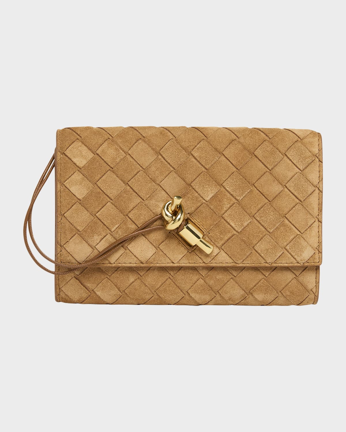 Bottega Veneta Andiamo Suede Shoulder Bag