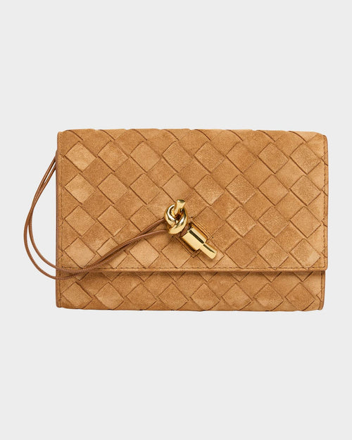 Andiamo Suede Shoulder Bag