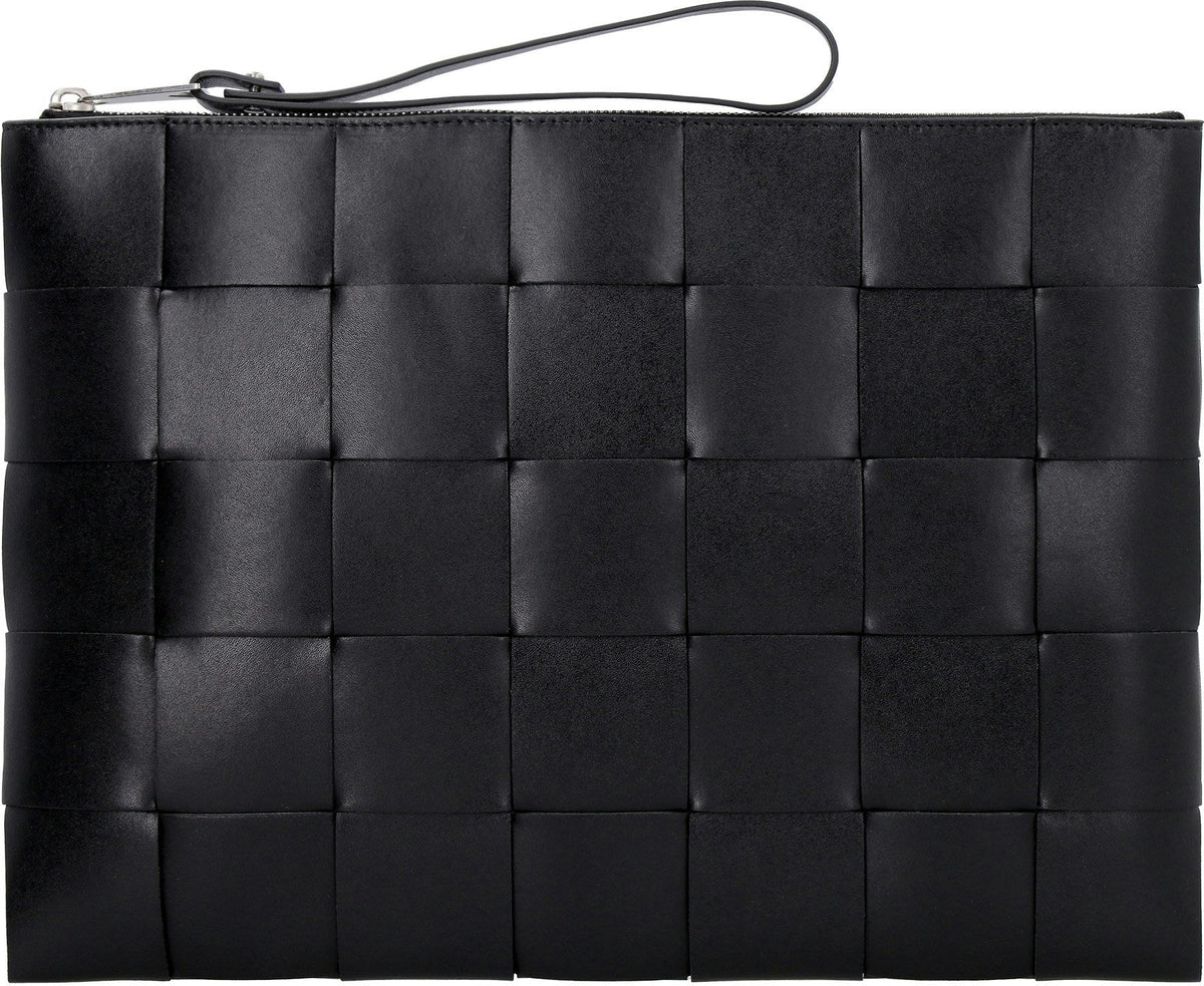 Bottega Veneta Men's Large Cassette Pouch in Black | Size UNICA | 649616VBWD3